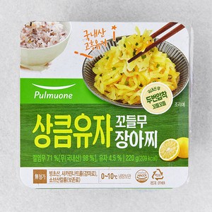 풀무원 상큼유자 꼬들무 장아찌, 220g, 1개