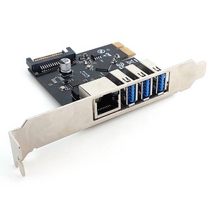 넥스트유 기가랜 USB 3.0 3포트 PCIe 확장카드, NEXT-409LU3, 1개