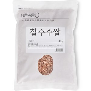 바른곡물 국산 찰수수쌀, 4kg, 1개