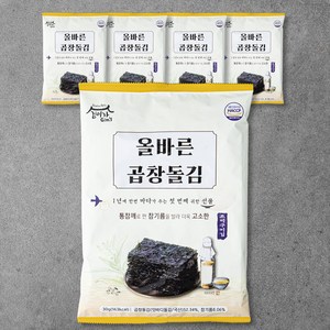 김이가 올바른 조미구이 곱창돌김, 30g, 5봉