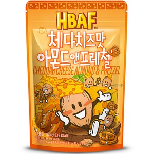 바프 체다치즈맛 아몬드 앤 프레첼, 100g, 1개