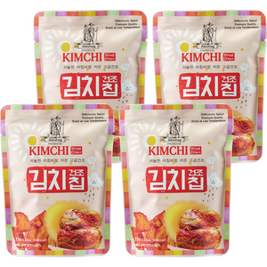 아비삭 건조 김치칩, 15g, 4개