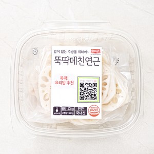 나무새 뚝딱 데친 연근, 400g, 1개