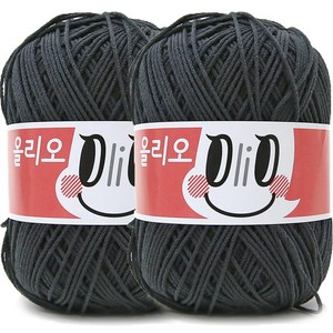 니뜨 올리오 뜨개실 70g, 734_차콜, 2개