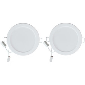 LED 12W 타공 110mm 디밍조광겸용 매입등, 주광색, 2개