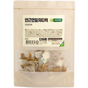 자연지인 연근연잎 차 삼각티백, 1g, 100개입, 1개