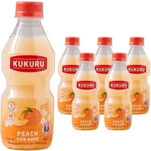 쿠쿠루 복숭아맛, 280ml, 6개