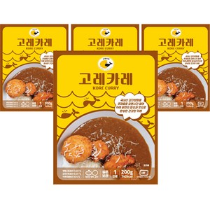 고레카레 수제카레, 200g, 4개