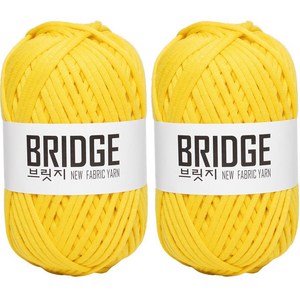 yana 브릿지 패브릭얀 80g, 244.비비드옐로우, 2개