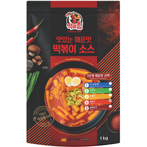 떡불킹 떡볶이소스 매운맛, 1kg, 1개