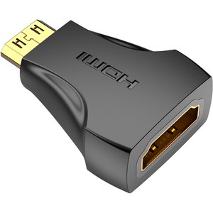 벤션 Mini HDMI to HDMI M F 변환 젠더, AISB0