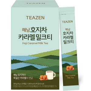 티젠 해남 호지차 카라멜 밀크티, 15g, 20개입, 1개