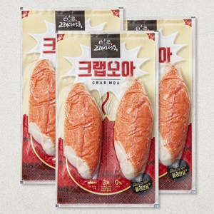 고래사어묵 크랩모아, 140g, 3봉