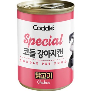 코들 강아지 캔, 닭고기, 400g, 8개