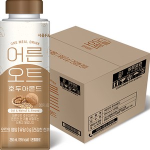 서울에프엔비 어른오트 호두아몬드 두유, 12개, 250ml