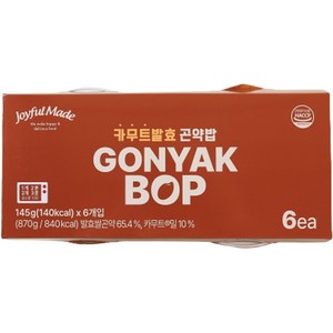 조이풀메이드 카무트 발효 곤약밥, 145g, 6개