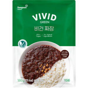 비비드그린 비건 짜장, 180g, 1개