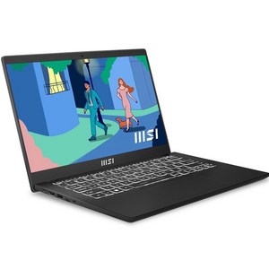 MSI 2023 모던 14 라이젠5 라이젠 7000 시리즈, 매트블랙, 512GB, 8GB, Fee DOS, MODERN 14 C7M-237XKR