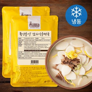 뚝심밥상 한우사골 떡국 (냉동), 600g, 2개