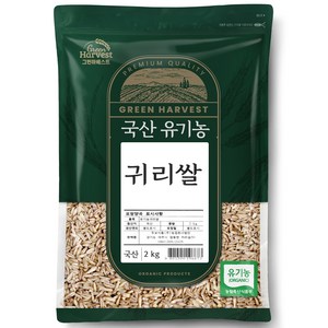 그린하베스트 국산 유기농 귀리, 2kg, 1개