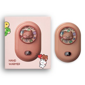 단미 라인프렌즈 미니니 USB 충전식 휴대용 손난로 보조배터리, HW-MININI, 브니니