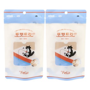 닥터펠리스 포캣트릿 로우 고양이 간식, 참치, 25g, 2개