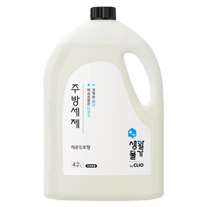 크리오 생활물가 주방세제 레몬민트향, 4.2L, 1개