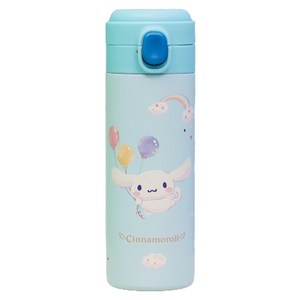 릴팡 시나모롤 캡슐 원터치 이중 스텐 텀블러 SC8344, 스카이블루, 400ml, 1개