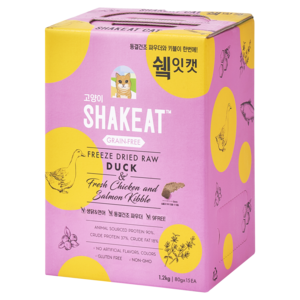 쉨잇 고양이 전연령 파우치 건식사료 15p, 오리, 1.2kg, 1개