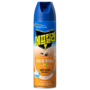 에프킬라 모기 스프레이 내추럴후레쉬 오렌지향, 500ml, 1개