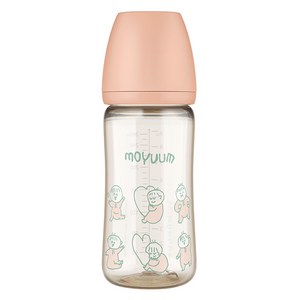 모윰 PPSU 노꼭지 올인원 오구오구 젖병, 코랄핑크, 270ml, 1개