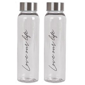 로긴 스텐캡 트라이탄 보틀, 실버, 300ml, 2개