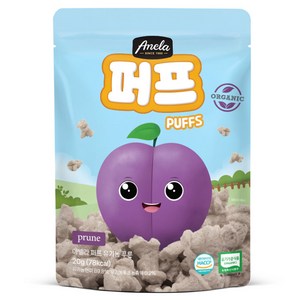 아넬라 유기농 푸룬 퍼프, 20g, 1개, 푸룬맛