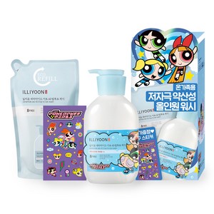 일리윤 세라마이드 아토 6.0 탑투토워시 파워퍼프걸 에디션 500ml x 2종 세트, 1세트