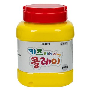 키즈 클레이 버켓, 노랑, 500g, 1개