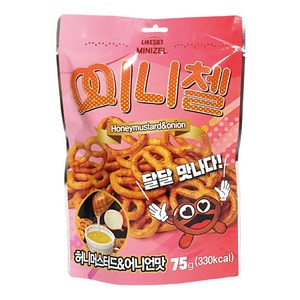 하늘처럼 미니 프레첼 허니머스터드 앤드 어니언, 1개, 75g