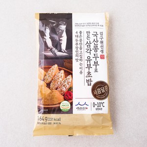 김구원선생 국산콩 두부로 만든 삼각 유부초밥, 164g, 1개