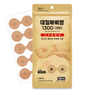 대일빠삐방 1300 자석 더블패치 5p + 리필 95p 세트, 1세트