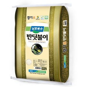 연천농협 2024년산 햅쌀 경기미 반딧불이쌀 대안미 특등급, 20kg, 1개