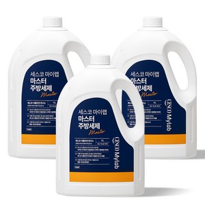 세스코마이랩 마스터 주방세제, 3개, 4L