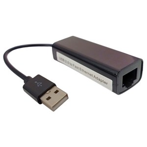 노뉴 USB 2.0 랜젠더 랜카드, 블랙, 1개