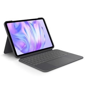 로지텍 Combo Touch 태블릿 키보드 케이스, iPad Po 11 M4, 그래파이트