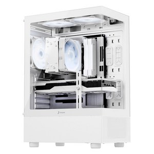 주연테크 2024 MARINE 라이젠5 라이젠 7000 시리즈 지포스 RTX 4060 Ti, 화이트, D375F46TW-W, 512GB, 16GB, WIN11 Home
