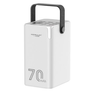 라플루 고속충전 대용량 보조배터리 70000mAh, RPB-03, 화이트