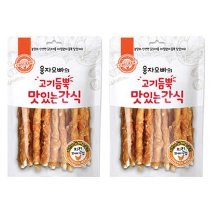 웅자오빠의 맛있는간식 치킨꽈배기껌, 210g, 2개