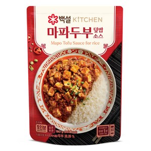 백설 마파두부 덮밥소스, 1개, 180g