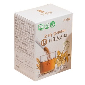 차계절 유기농 1초 아기 보리차 유아 아이 어린이 가루 30p, 30g, 1개