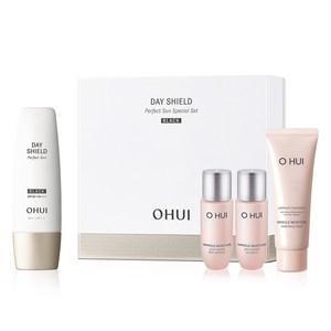 오휘 데이쉴드 퍼펙트 선 블랙 SPF50+ PA++++ 세트, 1세트