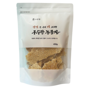 소금성 구수한 양면구워 누룽지, 1개, 450g