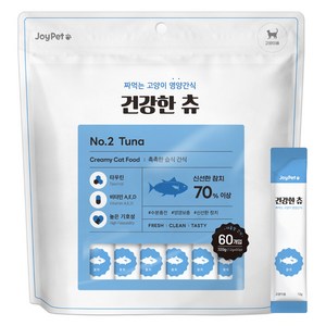 조이펫 고양이 대용량 건강한 츄 간식 60p, 720g, 1개, 참치